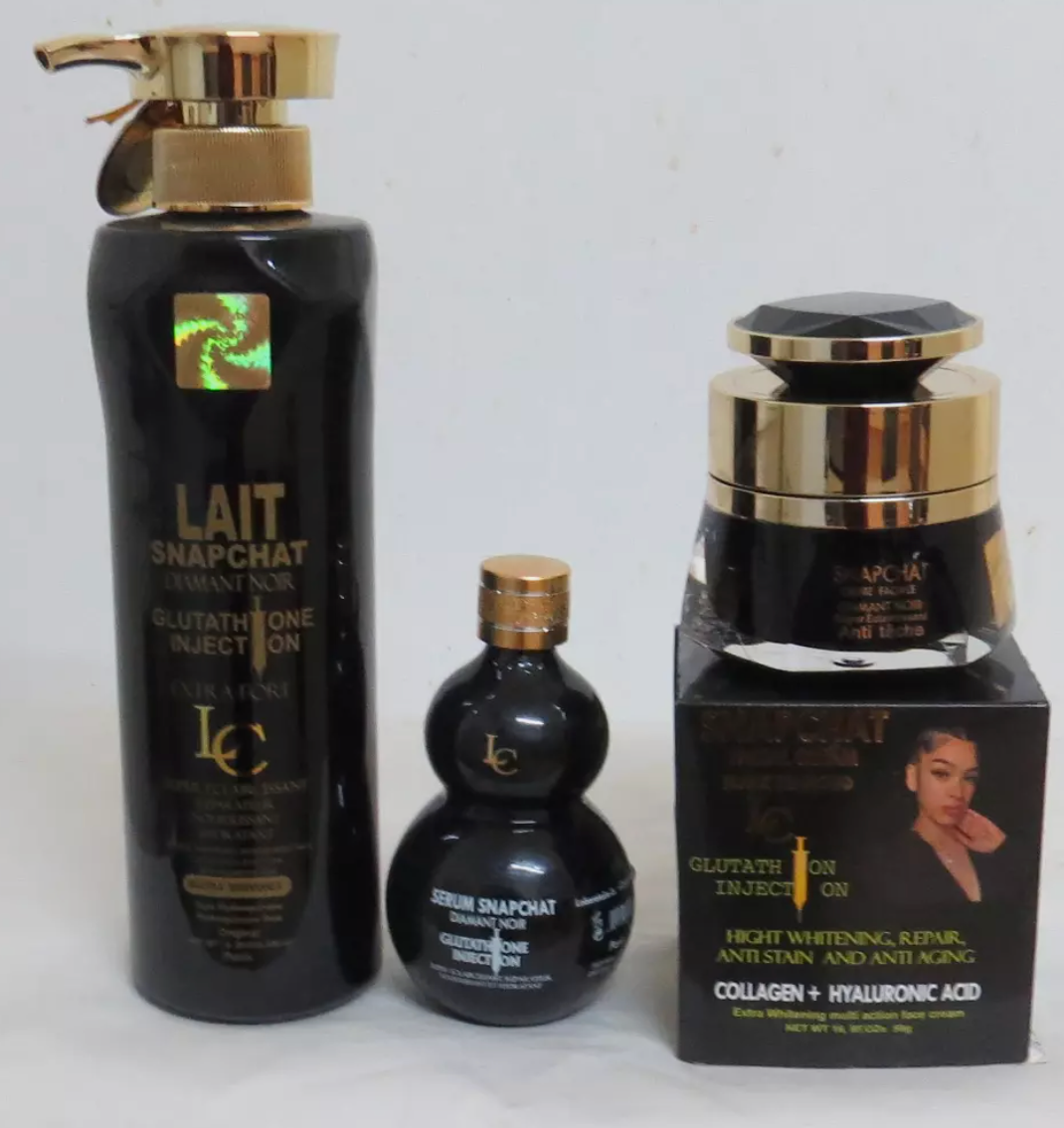 Snapchat Diamant Noir (Lotion + Face Cream + Serum)