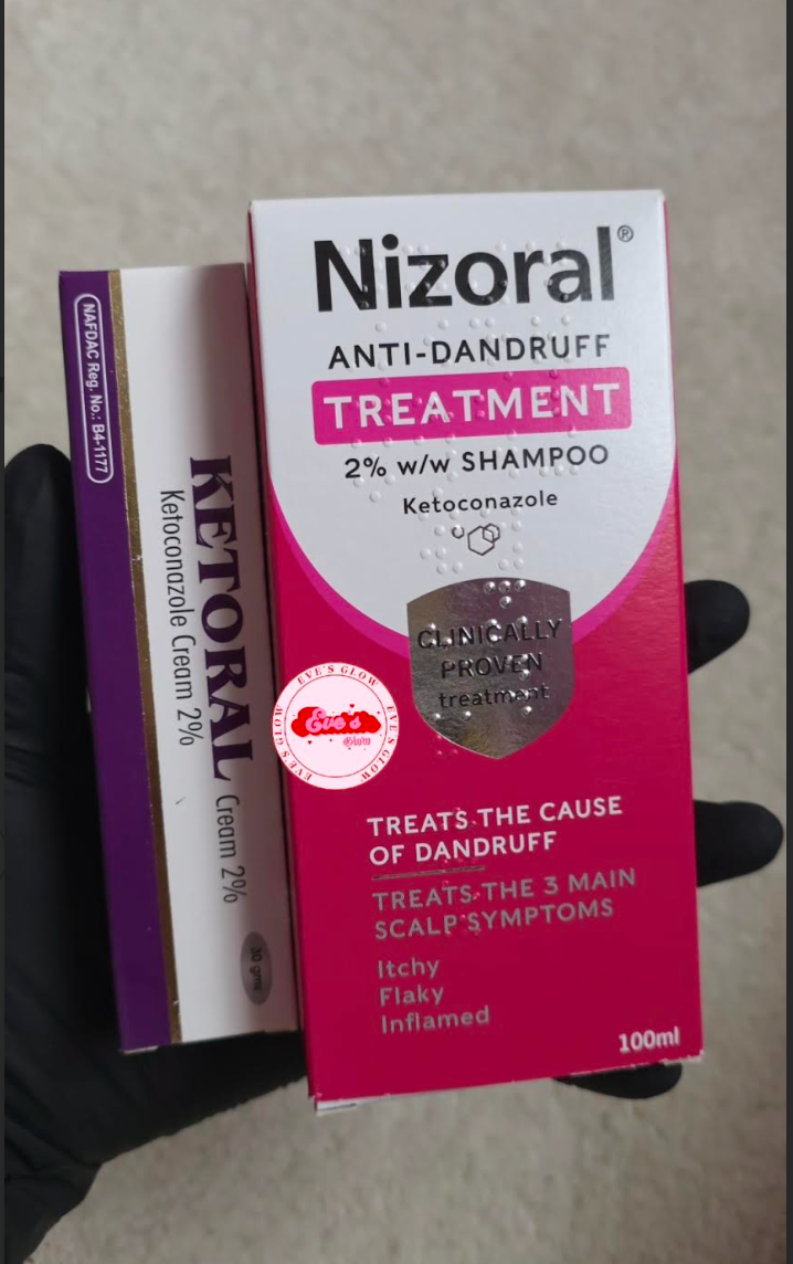 Fungal Acne Treatment Duo (Ketoconazole 2% shampoo & Ketoconazole 2% Cream)
