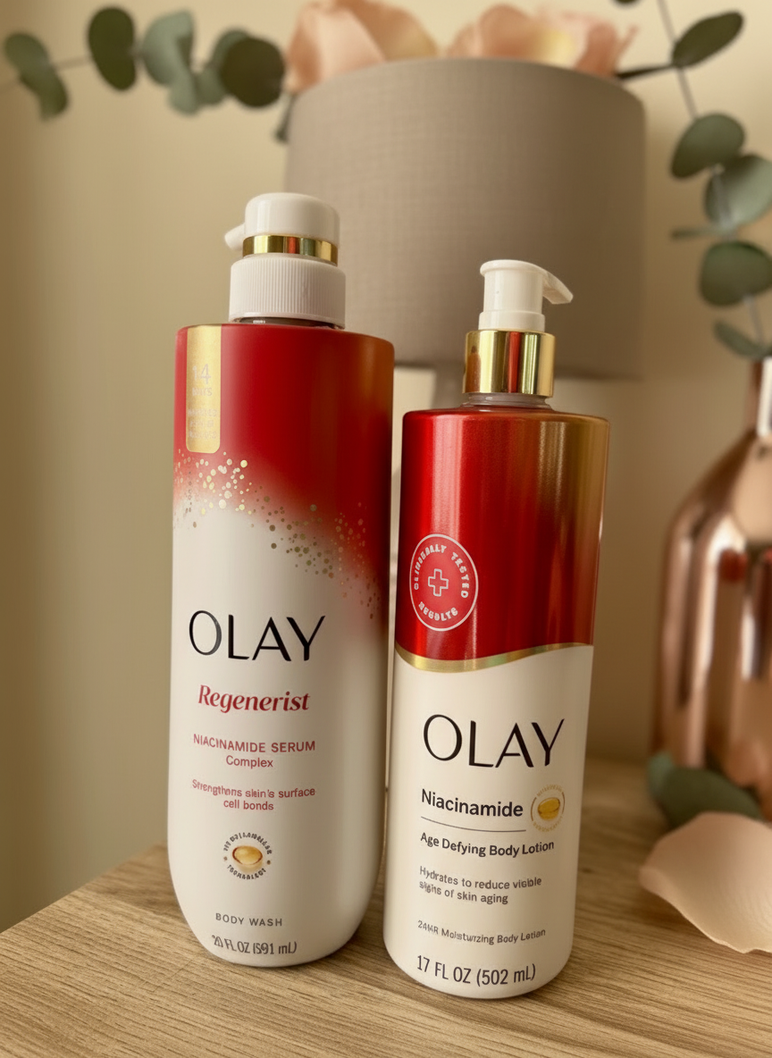 Olay Regenerist Niacinamide with B3 Body Lotion and Body Wash