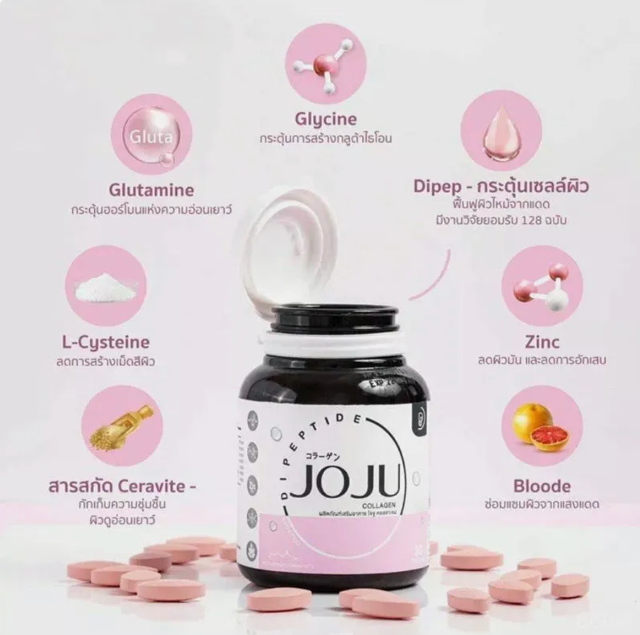 Joju Collagen Premium Dipeptide 30 Tablet