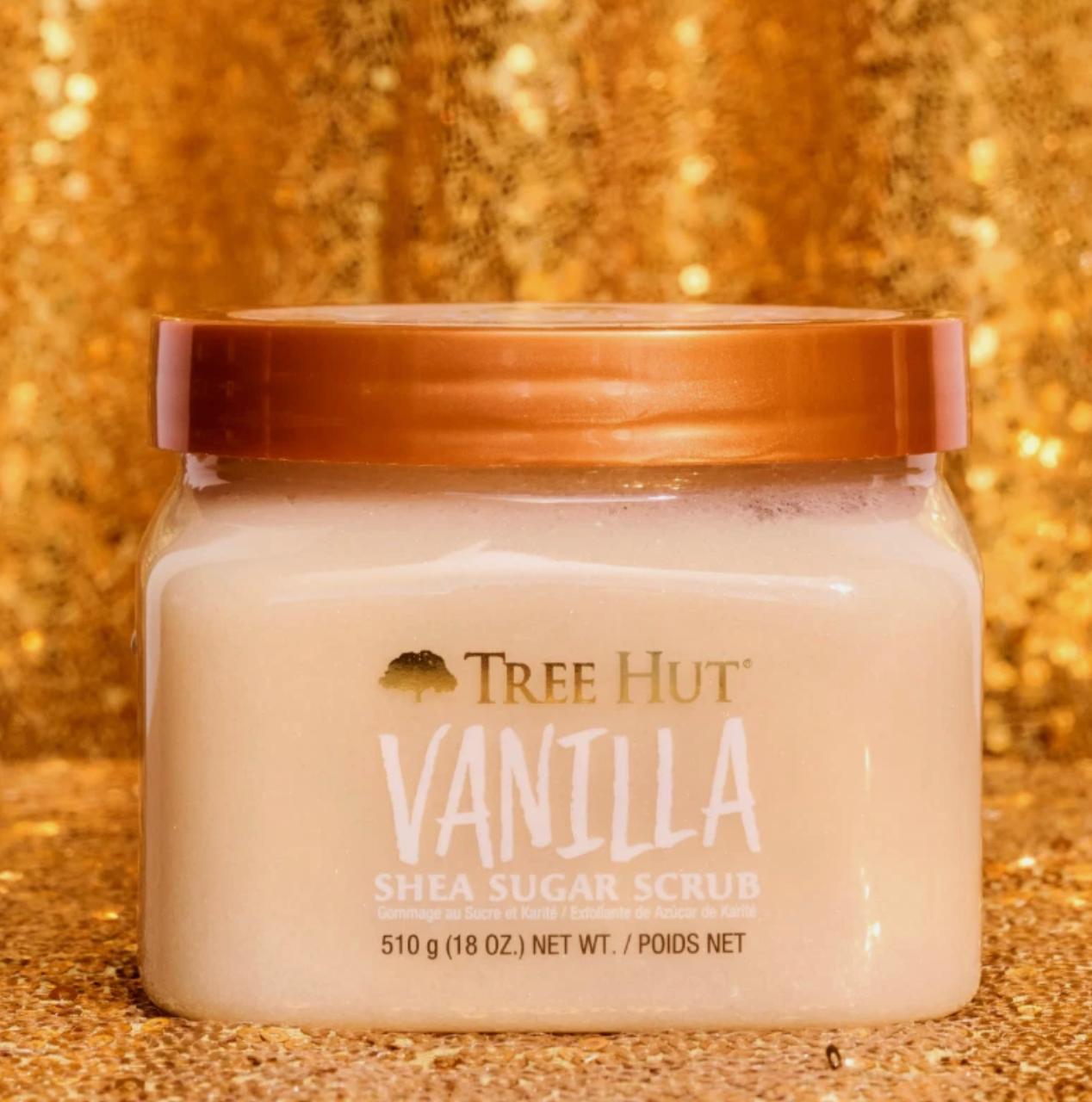Tree Hut Vanilla Shea Sugar Exfoliating & Hydrating Body Scrub 510g USA Import