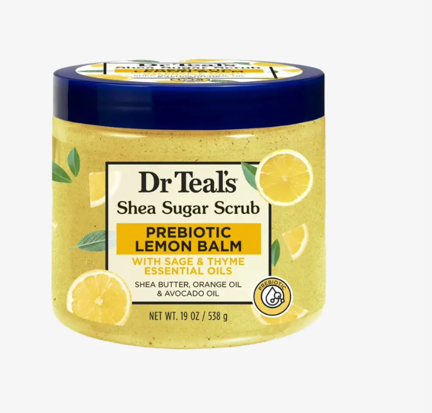 Dr Teals Prebiotic Lemon Balm & Sage Body Scrub