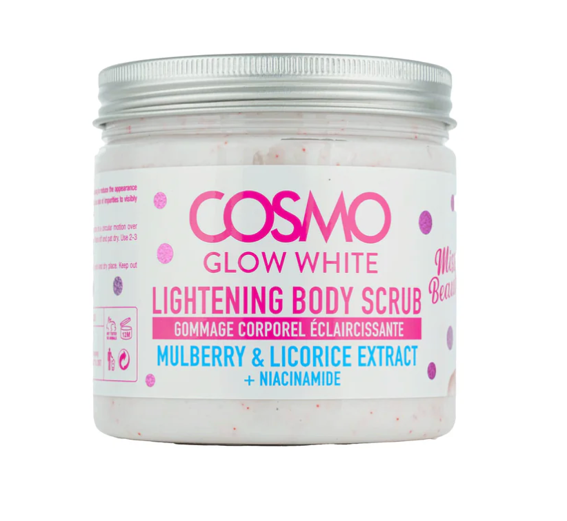 Cosmo Glow White - Lightening Body Scrub - 475ML