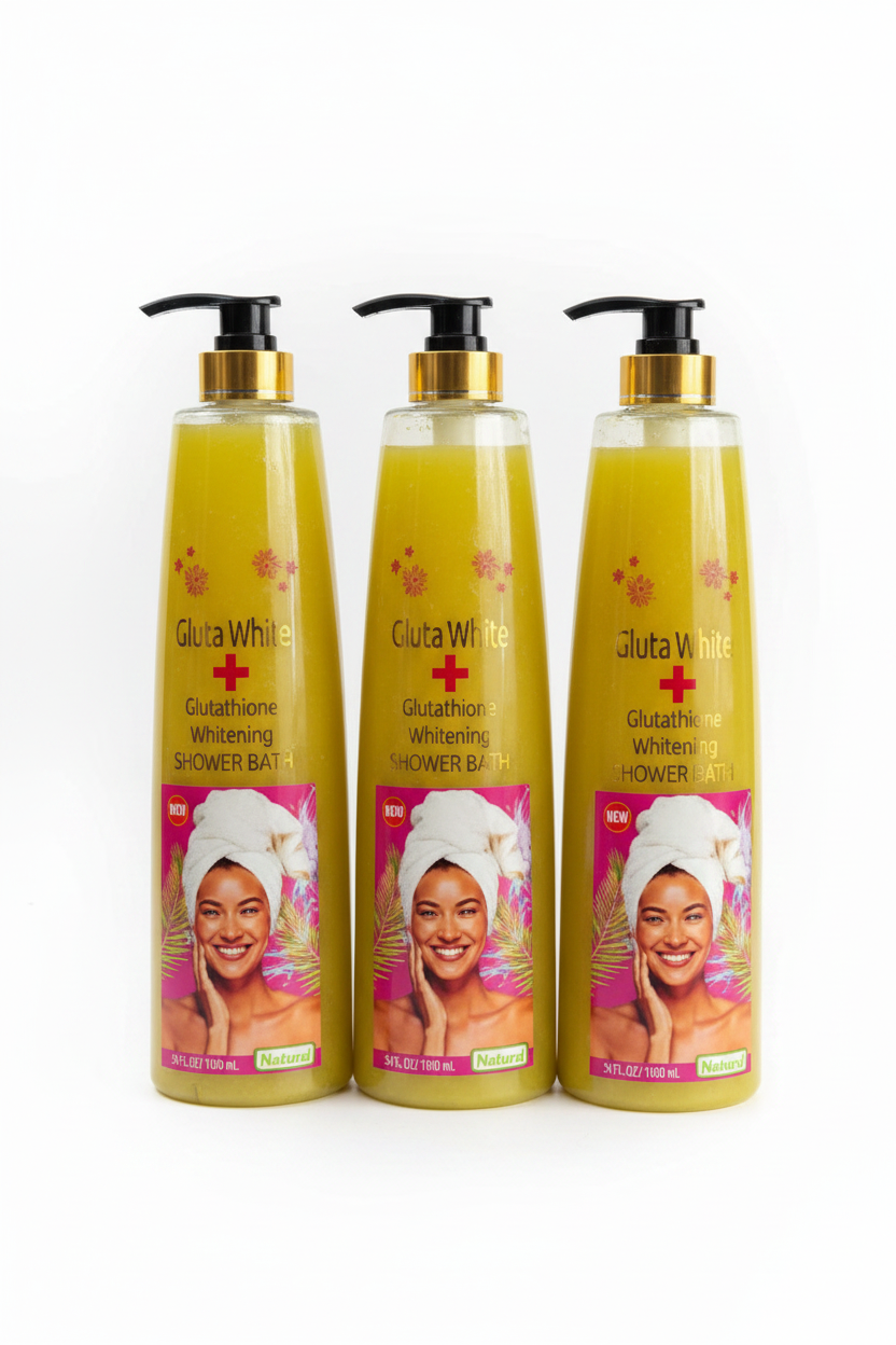 Gluta White Shower Bath 1Litre
