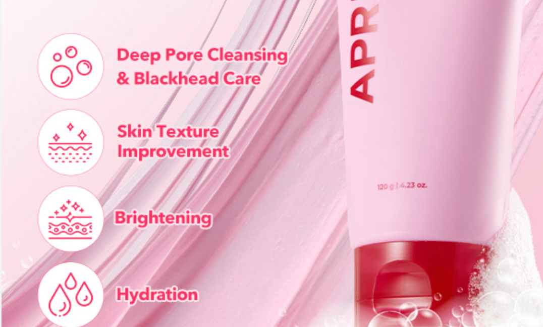APRILSKIN TXA Niacinamide 99 Pore Care Pink Bubble Gum Deep Cleanser | 99% High-Purity TXA+Niacinamide | All-in-One Cleanser: Deep Cleansing, Blackhead Care, Pore Care, Moisturizing | 120g