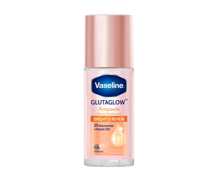 2pcs Vaseline Roll-On Serum Gluta-Glow Ampoule Deodorant Ultra Bright 45ml