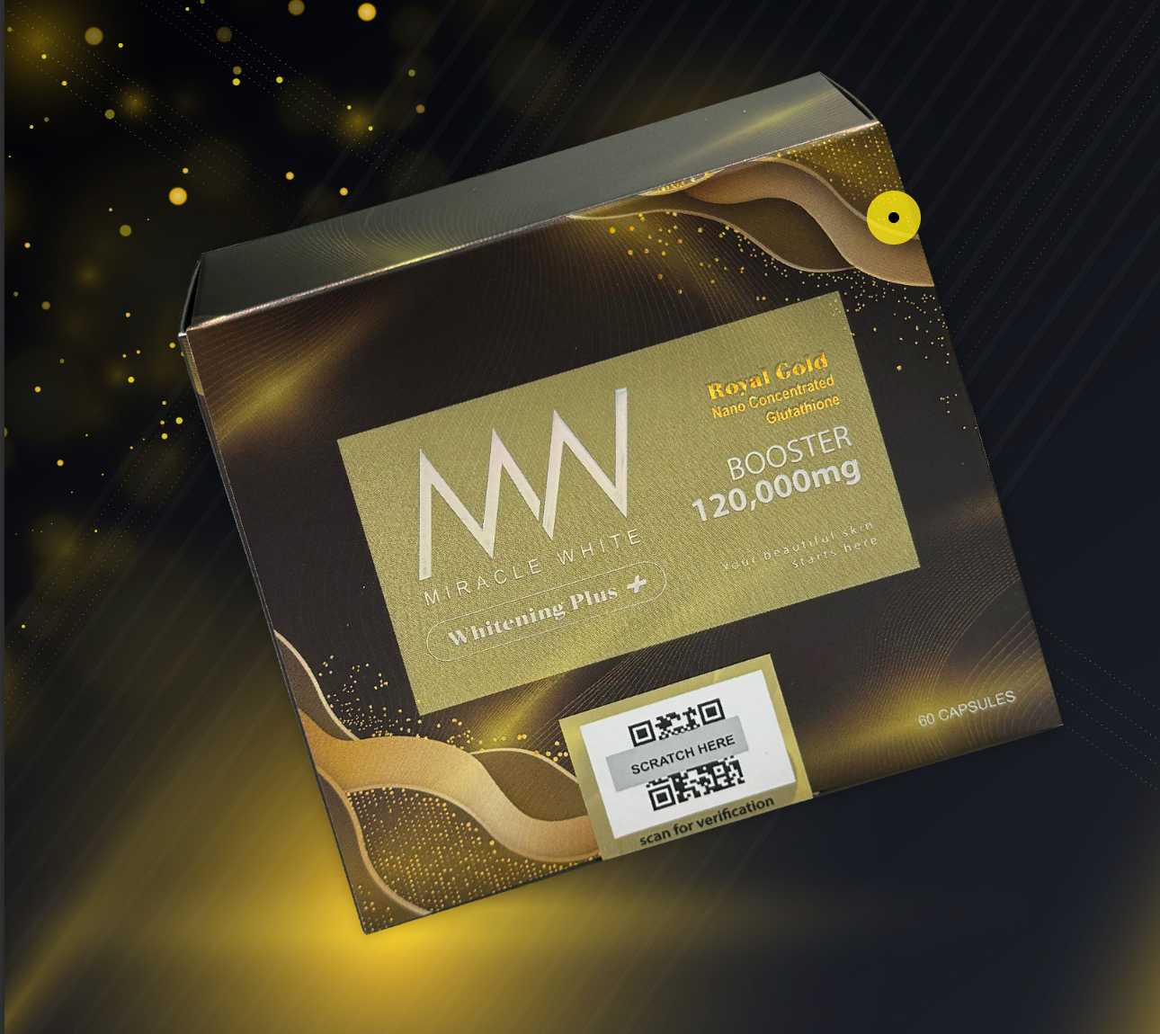 Miracle White 120,000mg Booster Whitening Plus+
