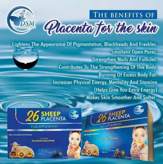Phyto DSM 26 Sheep Placenta Plus Applehenon • 24 Sachets (39,000 mg each)