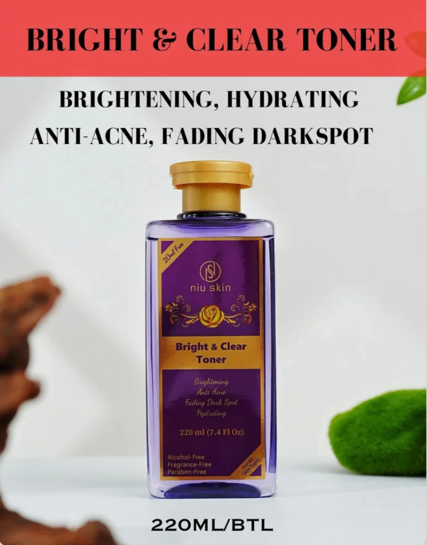 Niu Skin Essential Acne Care Combo - Bright & Clear Toner + Face Cream