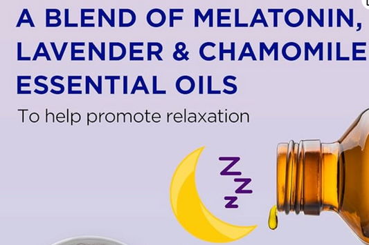 Dr Teal's Foaming Bath with Pure Epsom Salt, Melatonin Bath, Lavender & Chamomile Essential Oil Blend 710ML