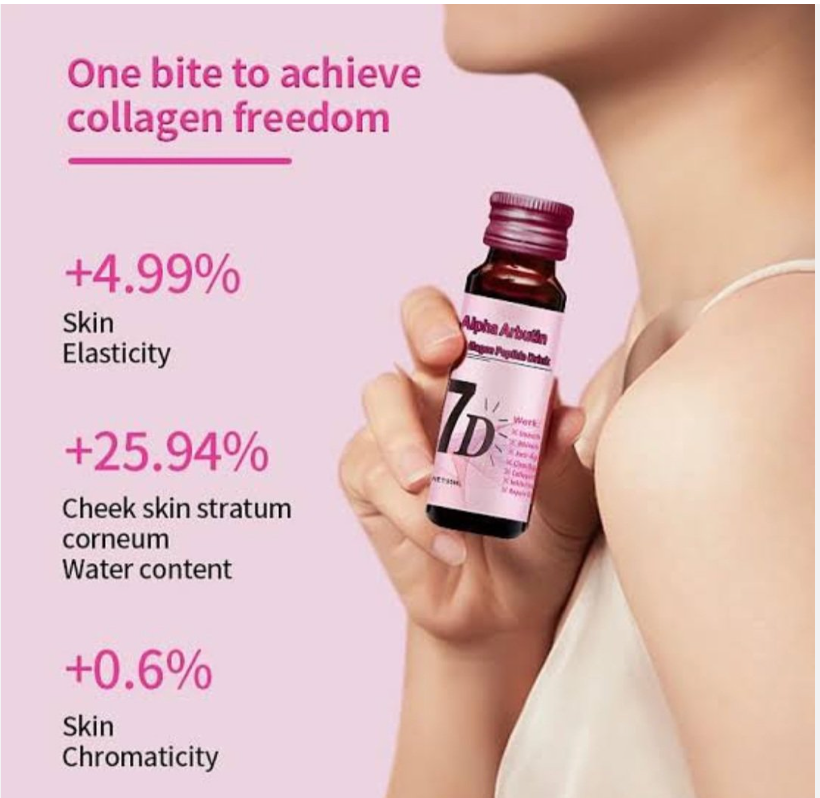 7D Alpha Arbutin Collagen Peptide Drink 50mlx8pc