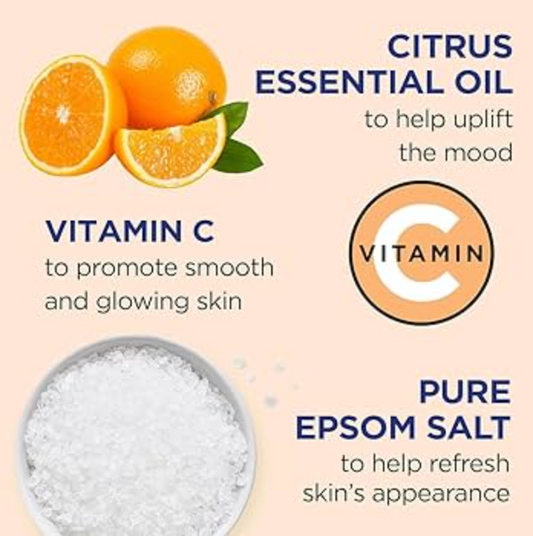 Dr Teal's Moisture Glow & Radiant Body Lotion with Vitamin C+ SCRUB+ BODY OIL+BODY WASH