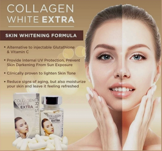 Collagen Extra White Pure Crystal Effective Skin Whitening 30 Capsules