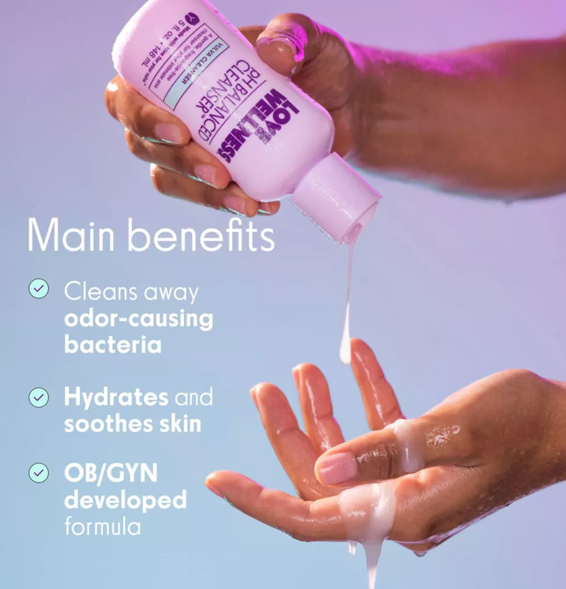 Love Wellness pH Balanced Cleanser Fragrance Free Cleanser