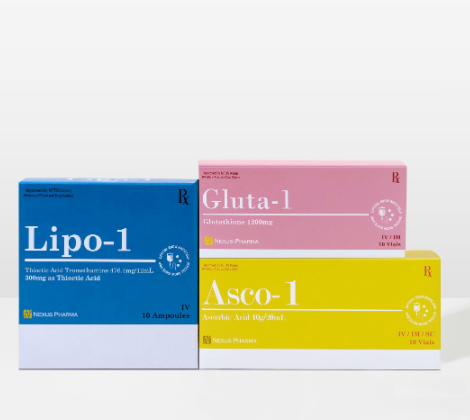 SNOW WHITE Drip Glutathione TRIO by NEXUS PHARMA