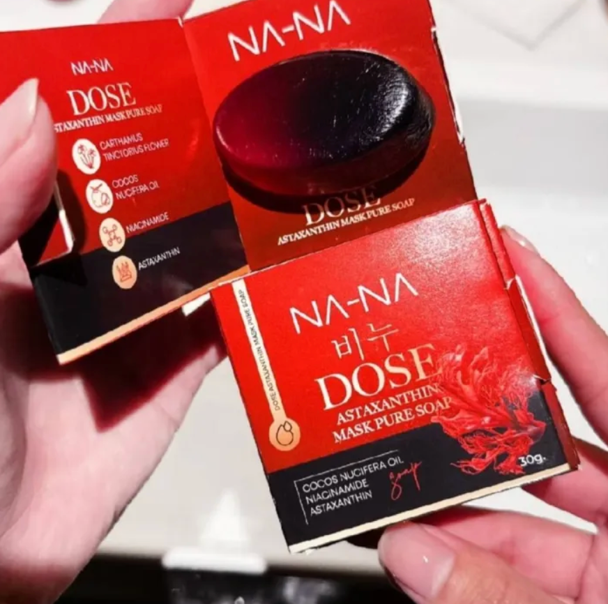 NAWANNA DOSE Astaxanthin Mask Pure Soap-Thailand Import