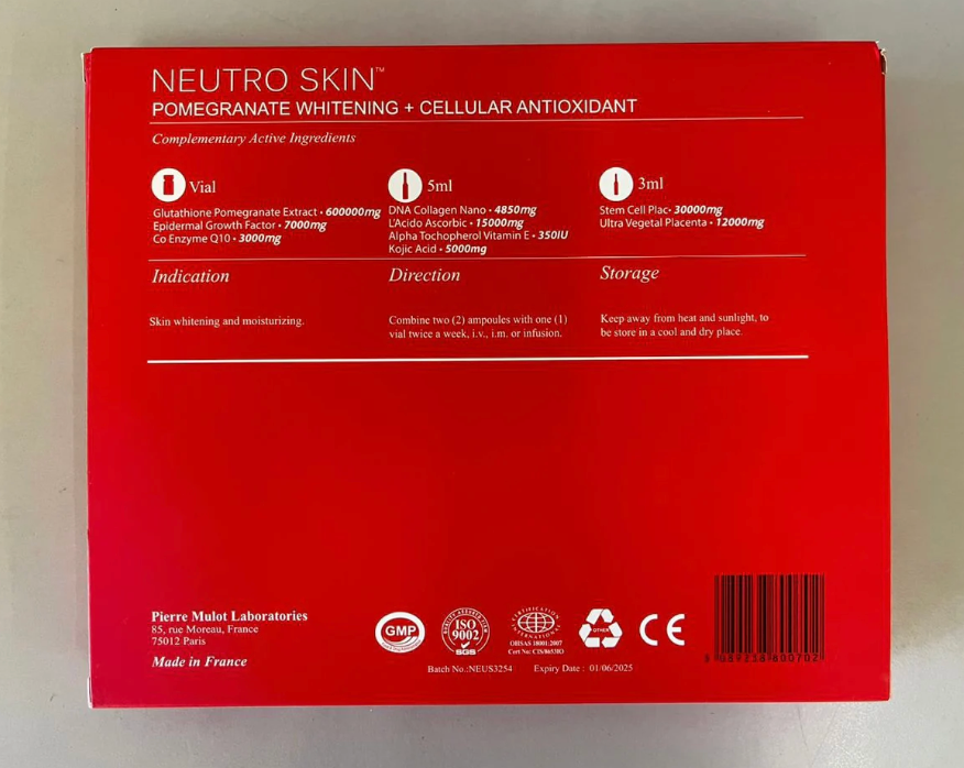 Neuteroskin Pomegranate Whitening & Cellular Antioxidant-6 sessions