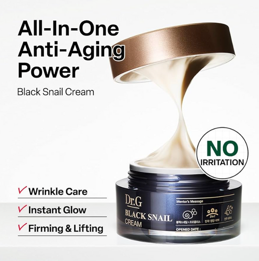 DR.G Black Snail Cream 50ml- Korean Beauty