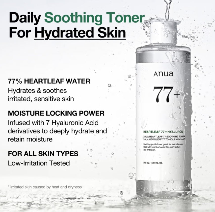 Anua Heartleaf 77% Soothing Toner 250ml