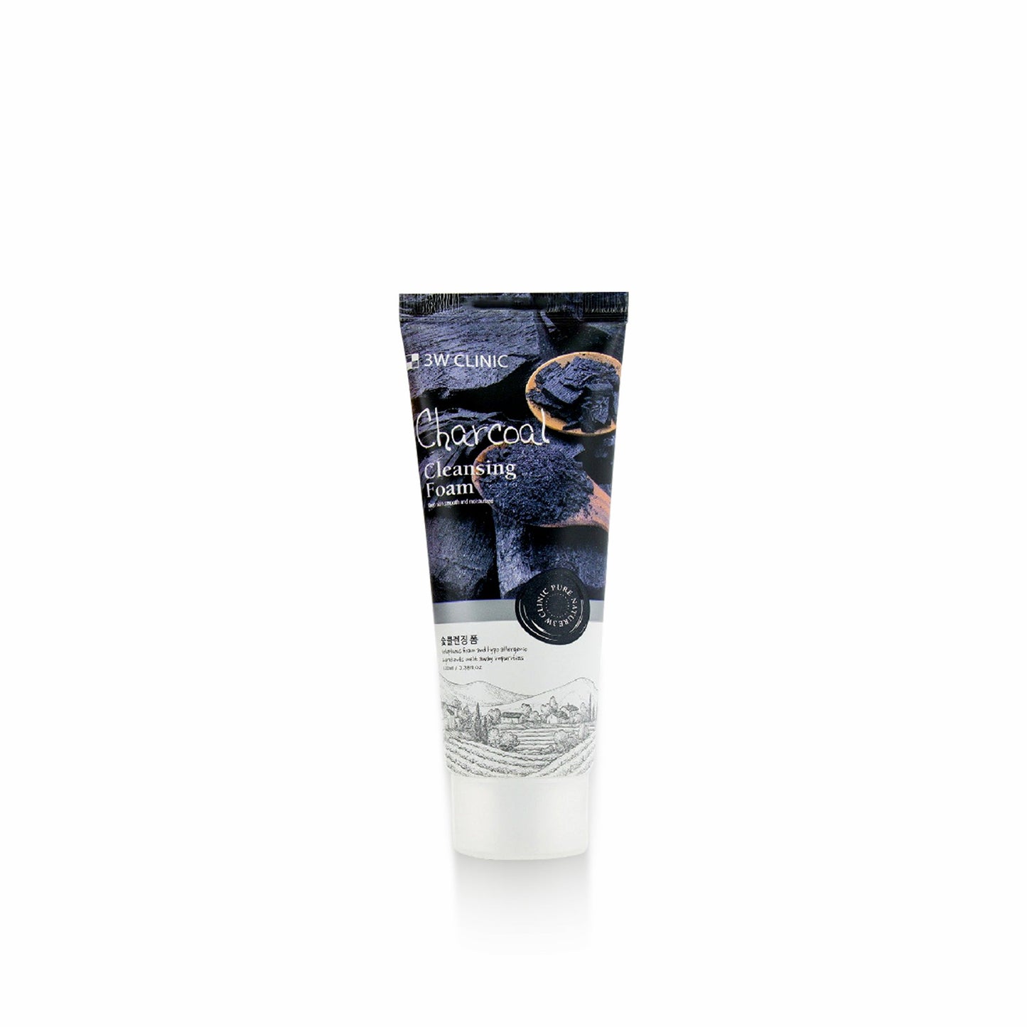 CLINIC 3W Charcoal Cleansing Foam 100ml