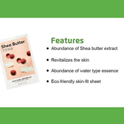 MISSHA - AIRY FIT SHEET MASK [SHEA BUTTER]