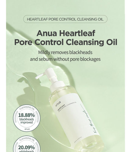 ANUA Heartleaf Pore Control Oil Facial Cleanser