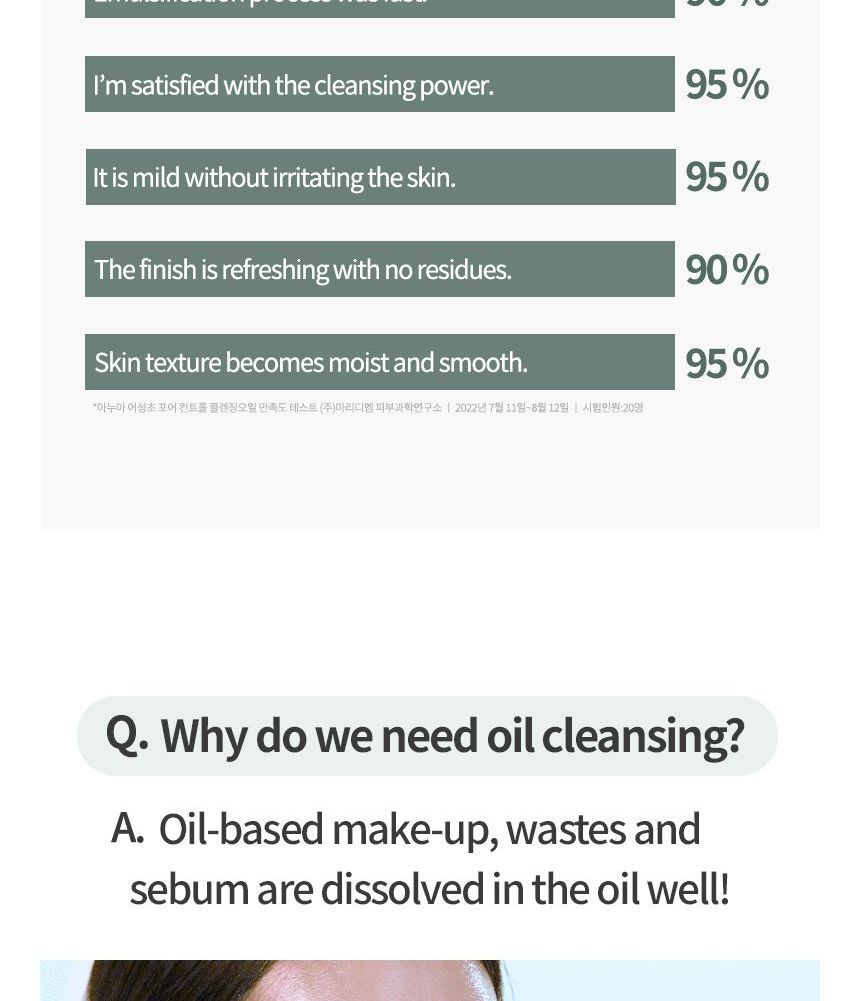 ANUA Heartleaf Pore Control Oil Facial Cleanser