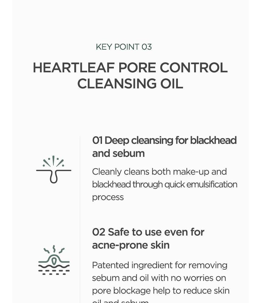ANUA Heartleaf Pore Control Oil Facial Cleanser