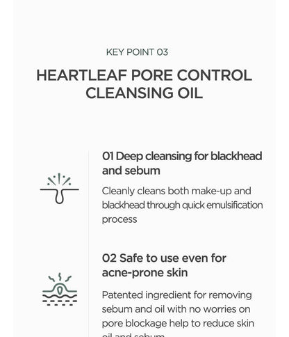ANUA Heartleaf Pore Control Oil Facial Cleanser