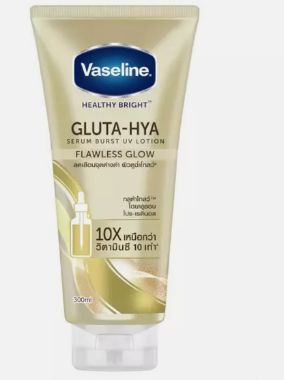 Vaseline Gluta-Hya Dewy Radiance + Flawless Glow Serum-In-Lotion 300ml (Thailand Version)