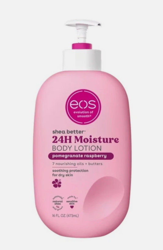 EOS Shea Better Body Lotion - Pomegranate Raspberry 473ml - 24Hour Moisture