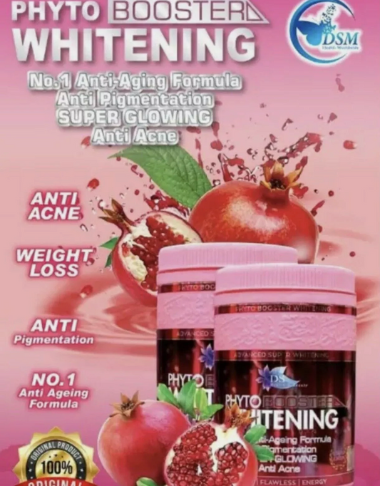 Phyto Whitening Booster Collagen with Glutathione | Anti-Aging Formula Anti-Acne