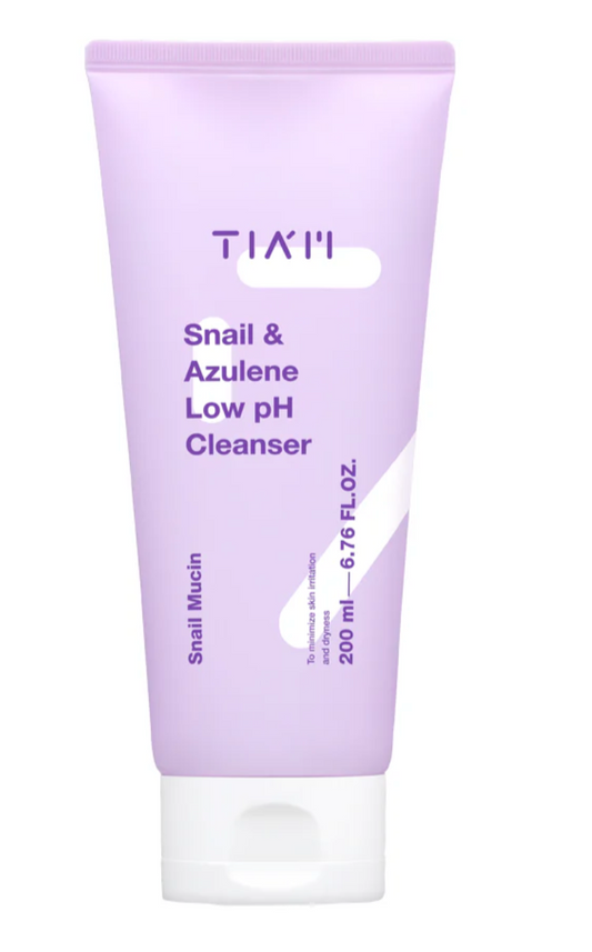 T'iam Snail & Azulene Low PH Cleanser 200ml (Korea)