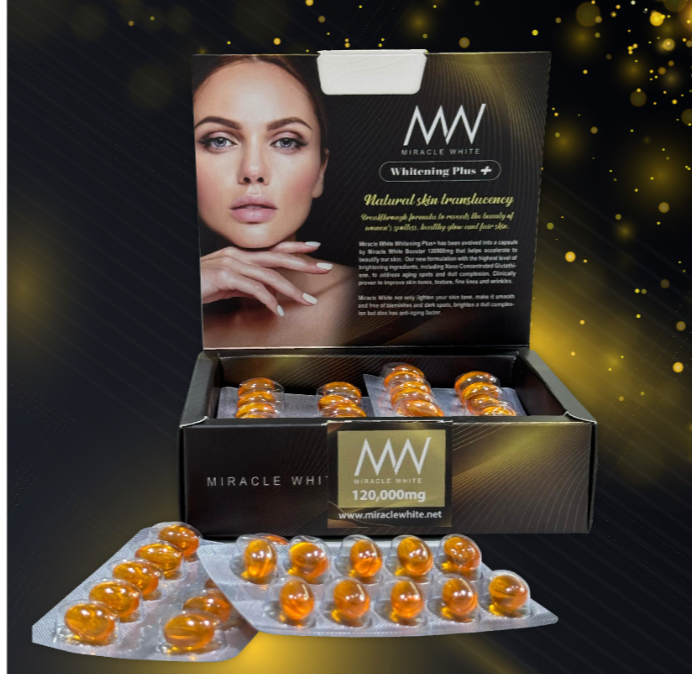 Miracle White 120,000mg Booster Whitening Plus+