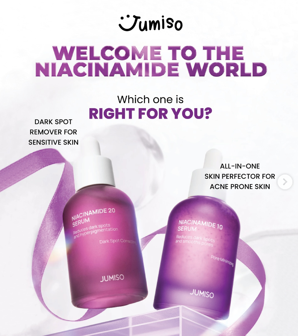 Jumiso Niacinamide Serum • 10% & 20%