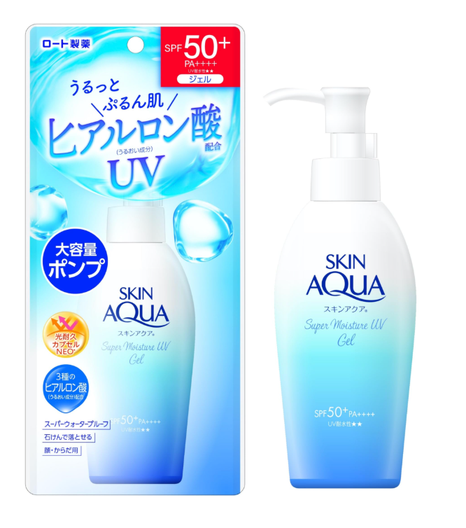 Skin Aqua Super Moisture UV Gel 140g-Pump - SPF50+/PA++++