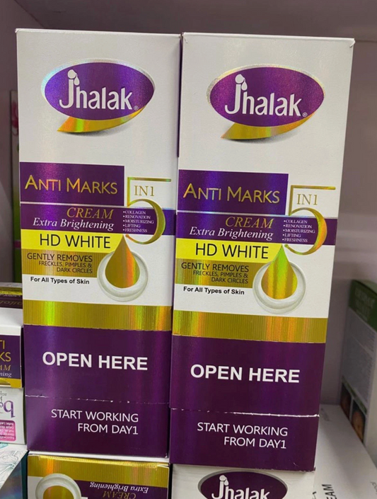 Jhalak Anti Marks Extra Brightening HD White Face Cream 30g