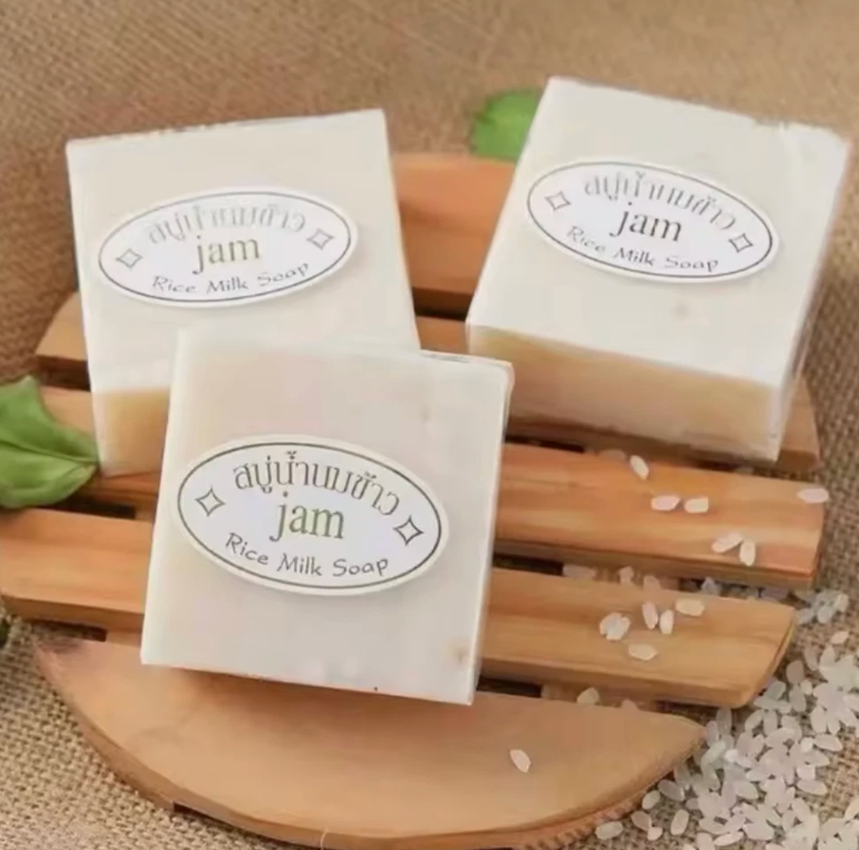x2 JAM Rice Milk Soap Skin Whitening Smoothing Radiant Skin