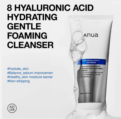 Anua 8 Hyaluronic Acid Hydrating Gentle Foaming Cleanser 150ml