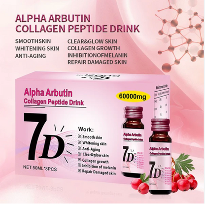 7D Alpha Arbutin Collagen Peptide Drink 50mlx8pc