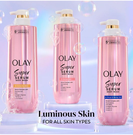 OLAY SUPER SERUM BODY WASH 547ML-VARIATIONS
