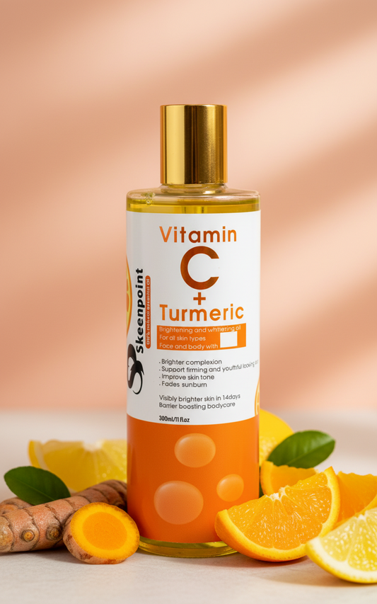 Skeenpoint Vitamin C + Turmeric Brightening and Lightening Oil 300ml