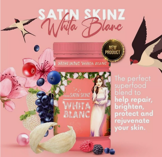 Satin Skinz Whita Blanc Plus Brightening Supplement Drink-Power Form-Soluable
