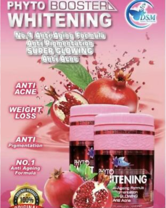 PHYTO BOOSTER WHITENING ANTI AGING FORMULA PIGMENTATION SUPER GLOWING SUPPLEMENT