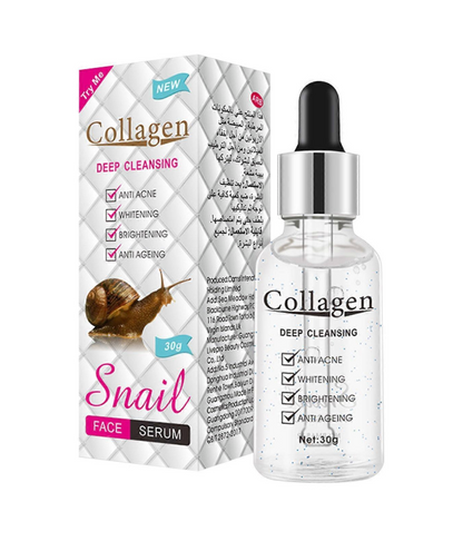 Snail V-C Liquid Serum Anti-aging Moistures Whitening VC Oil 30ml