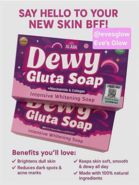 ALADA DEWY GLUTA with NIACINAMIDE and COLLAGEN Whitening soap-THAILAND IMPORT