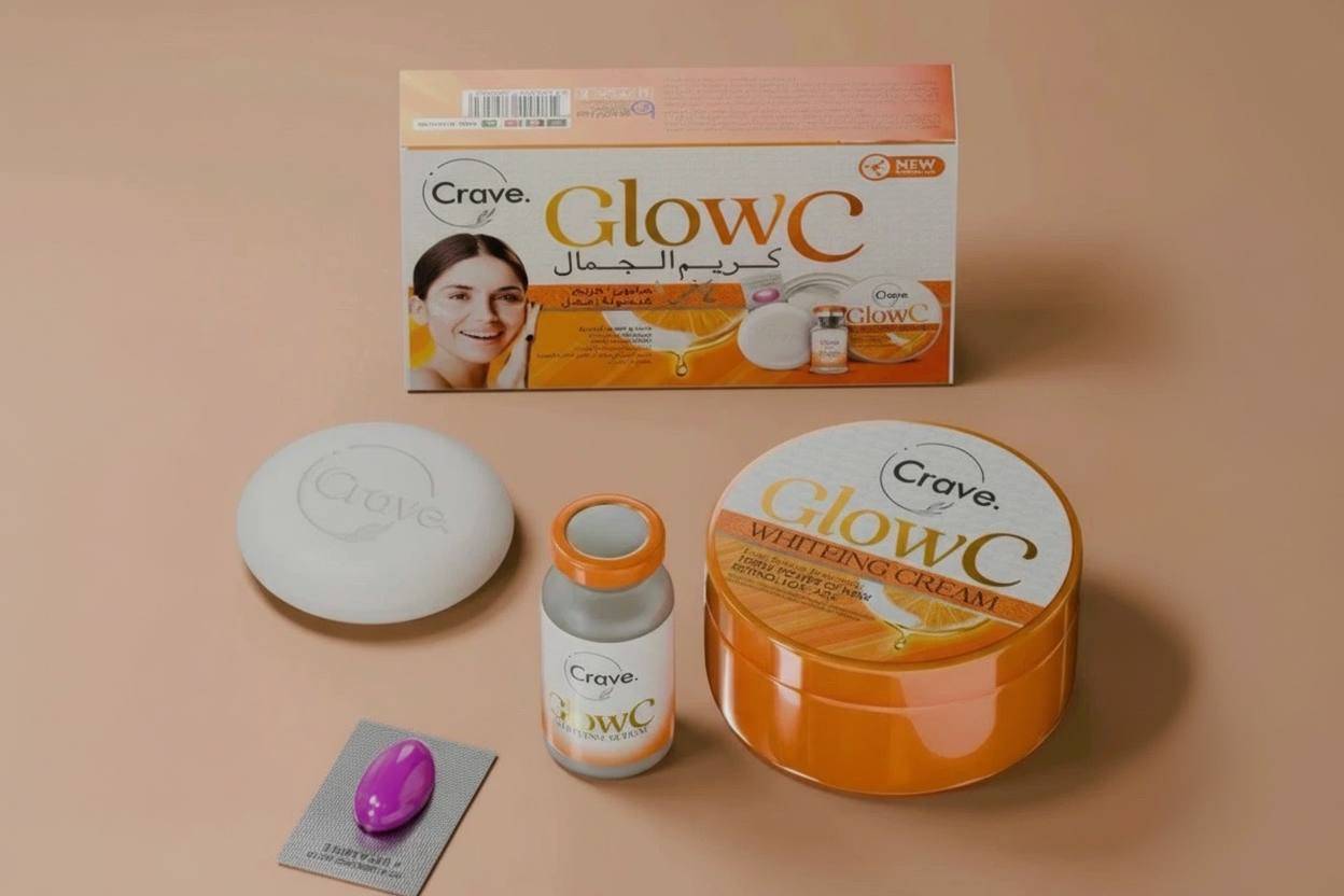 CRAVE GLOW C FACE CREAM 4in1 WHITENING FORMULA
