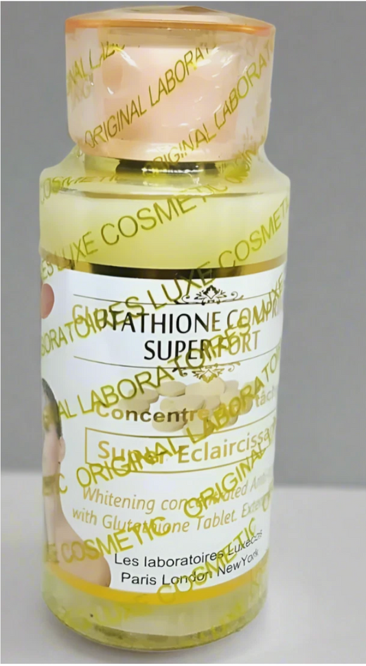 Glutathione Comprime Super Fort Strong Whitening Serum.
