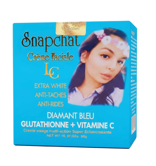 SNAPCHAT BLUE DIAMOND WHITENING FACE CREAM