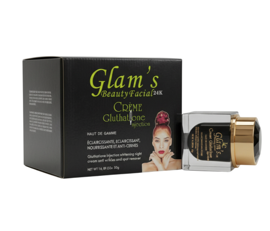 GLAM'S BEAUTY 24K GLUTATHIONE INJECTION-WHITENING FACE CREAM